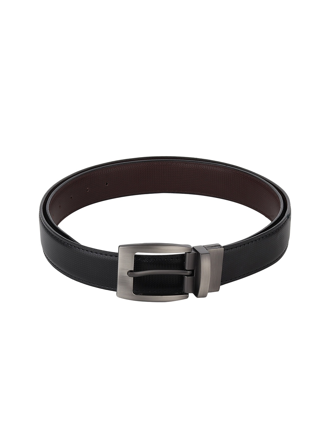 

Kastner Men Black Textured Formal Belt