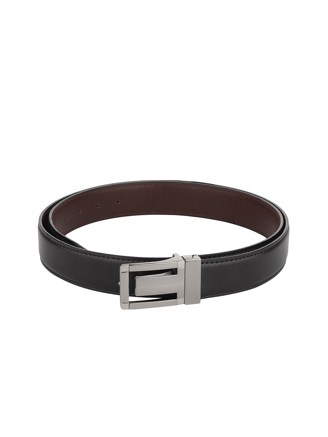 

Kastner Men Black Textured Formal Belt