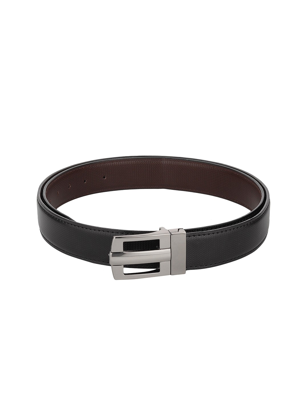

Kastner Men Black Textured Formal Belt