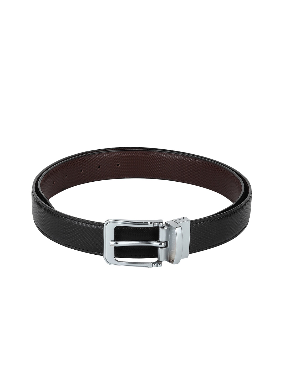 

Kastner Men Black Textured Formal Belt