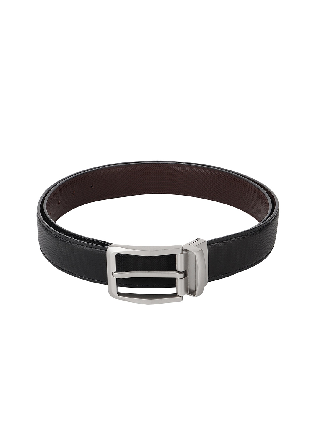 

Kastner Men Black Textured Formal Belt