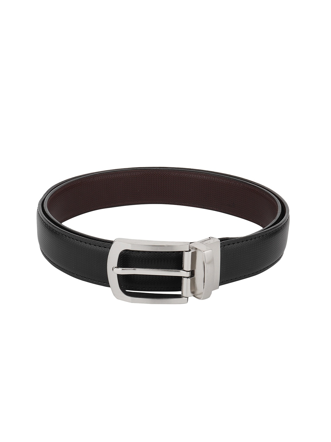 

Kastner Men Black Textured Formal Belt