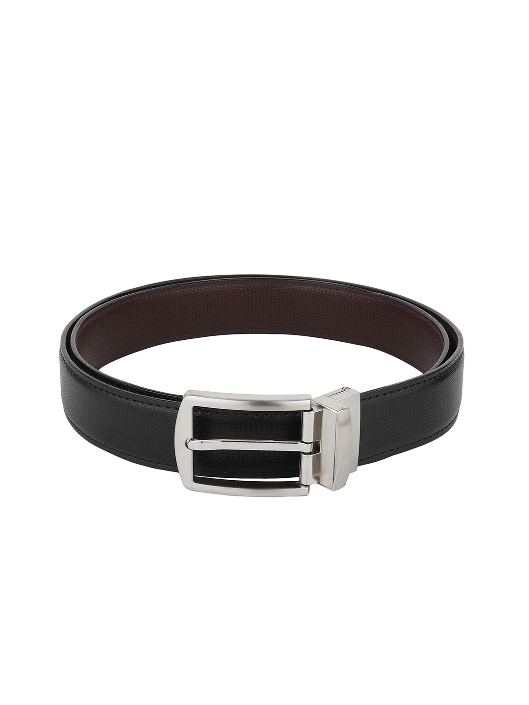 

Kastner Men Black Textured Formal Belt