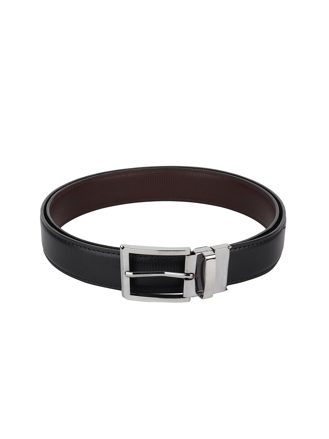 

Kastner Men Black Textured Formal Belt