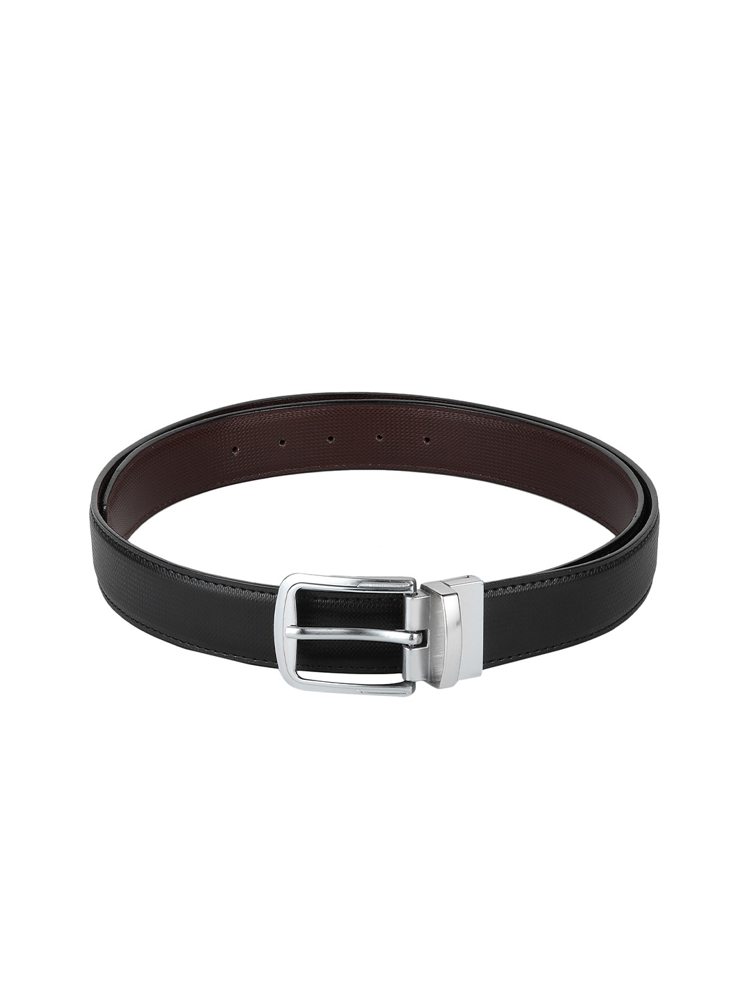 

Kastner Men Black Textured Formal Belt