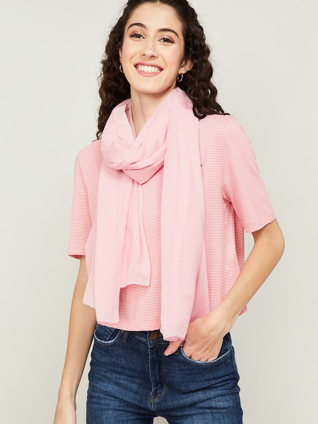 

Ginger by Lifestyle Women Pink Stole