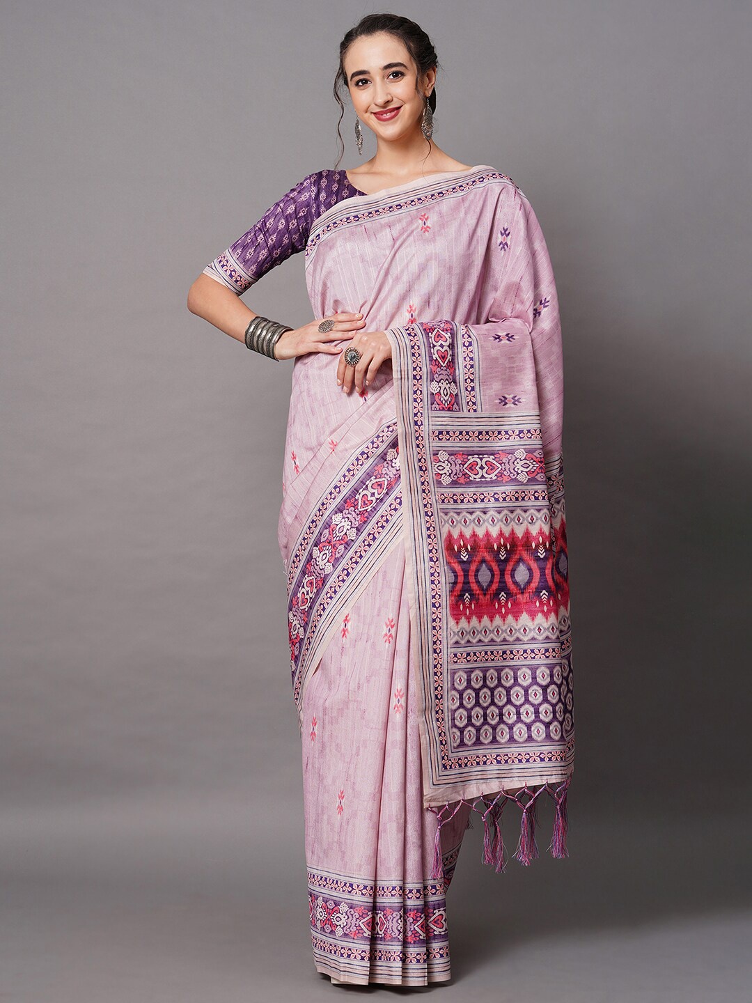 

Mitera Women Pink Printed
