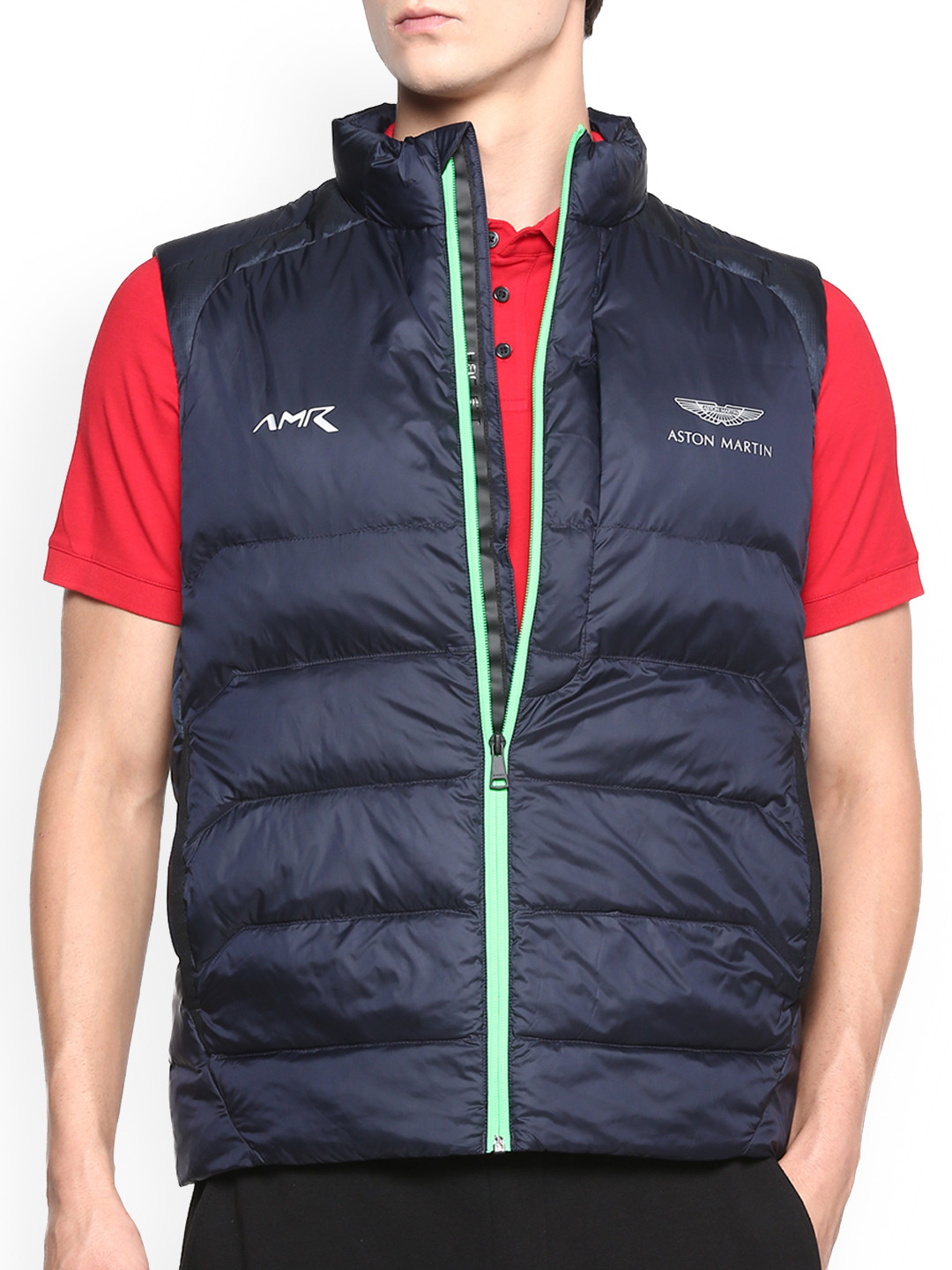 

HACKETT LONDON Men Navy Blue Puffer Jacket