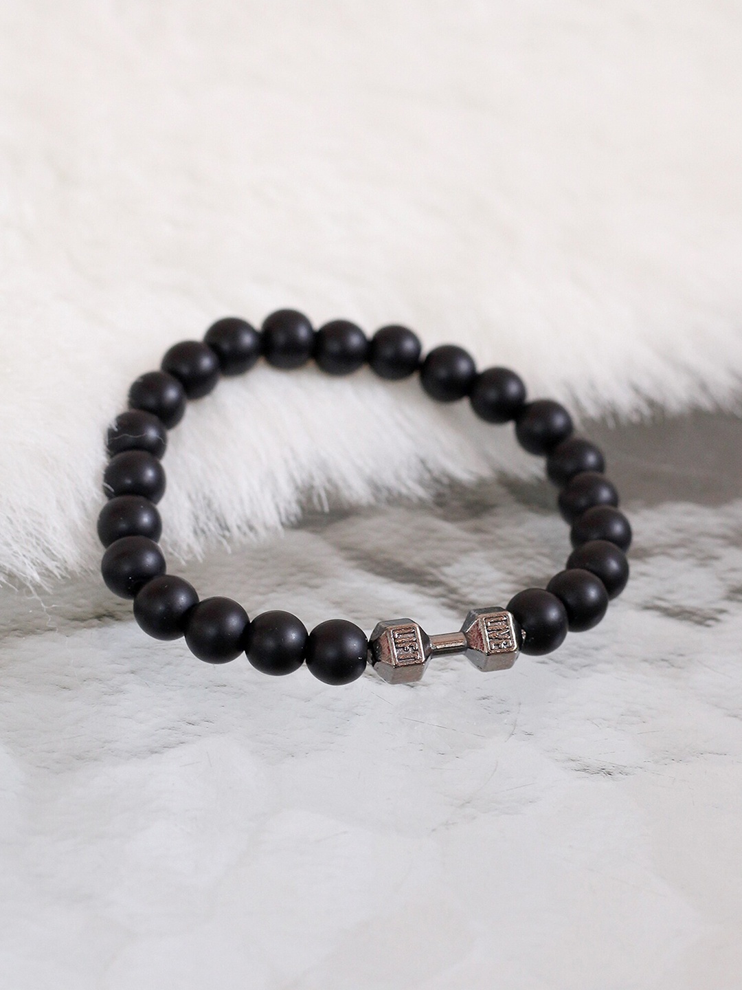 

Bellofox Women Silver-Toned & Brown Wraparound Bracelet