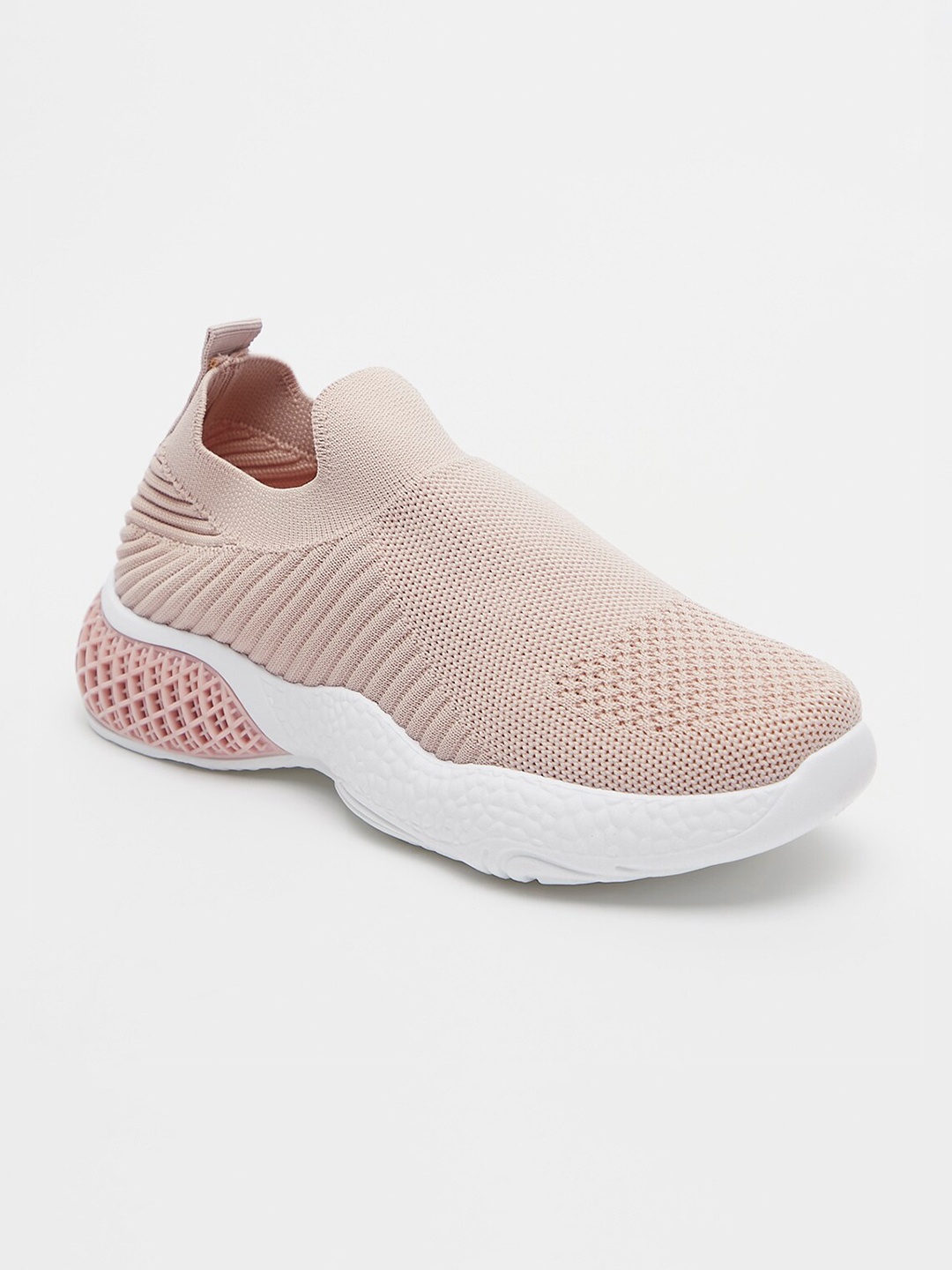 

shoexpress Women Pink Textile Training or Gym Non-Marking Shoes
