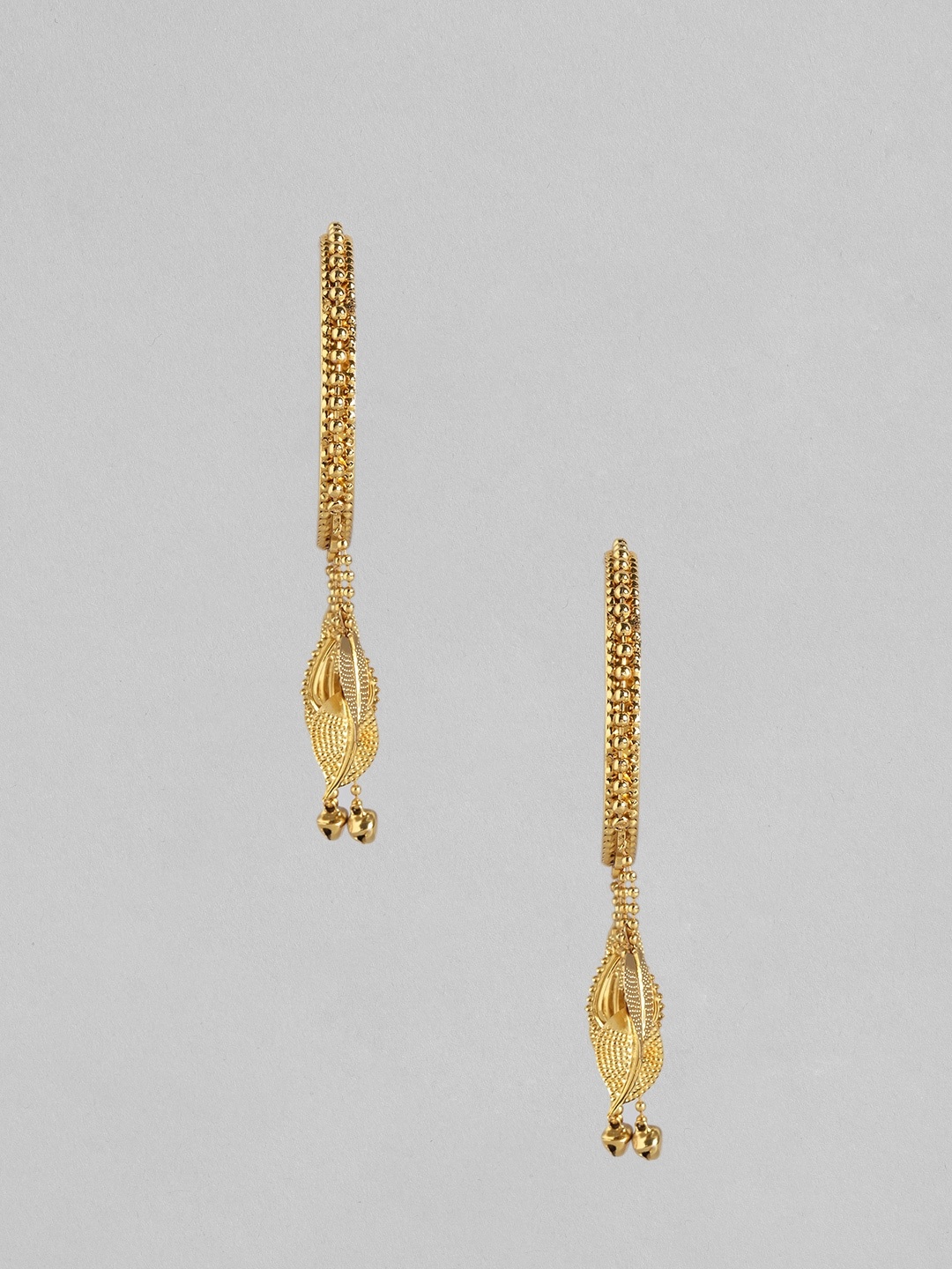 

Anouk Set of 2 Gold-Plated Textured Bangles with Latkan Detail