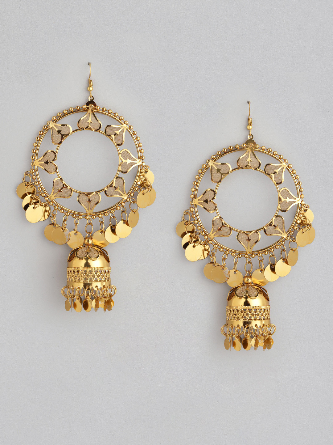 

Anouk Gold-Plated Circular Drop Earrings