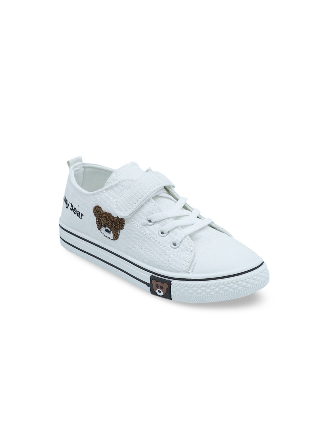 

FEETWELL SHOES Unisex Kids White Sneakers