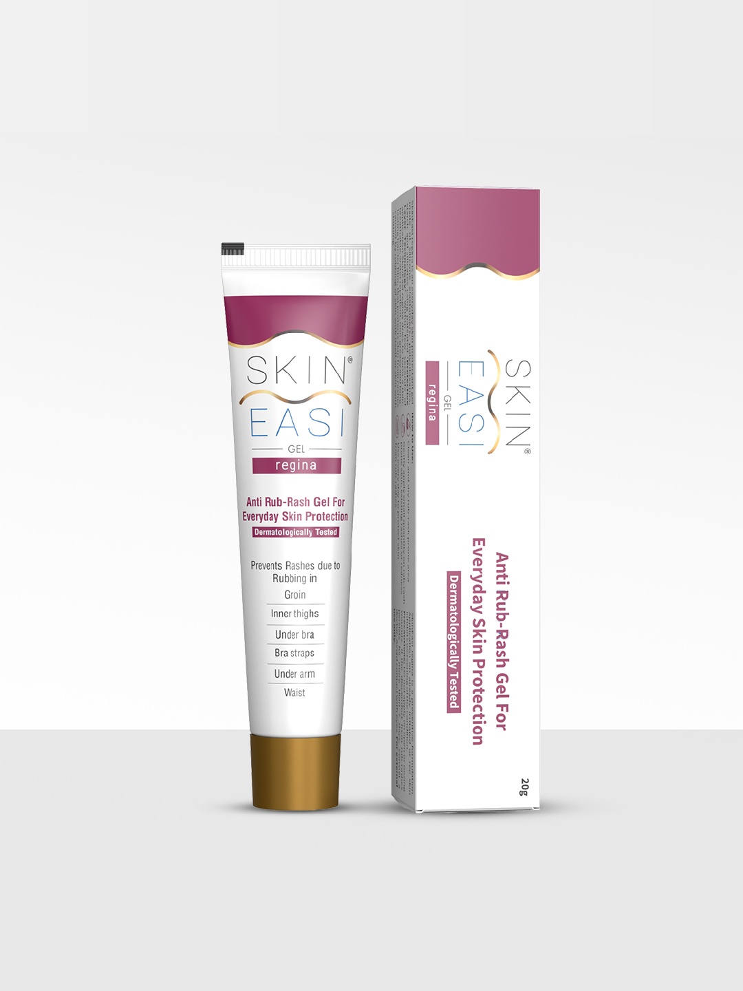 

SkinEasi Amaterasu Regina Gel To Prevent Skin Rash Due To Friction In Intimate Area - 20 g, White