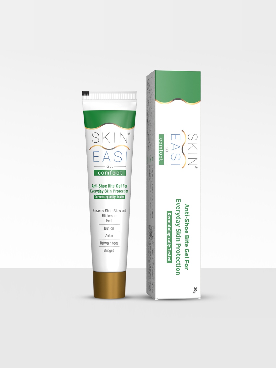 

SkinEasi Amaterasu Comfoot Anti Shoe-Bite Gel For Skin Protection - 20 g, White