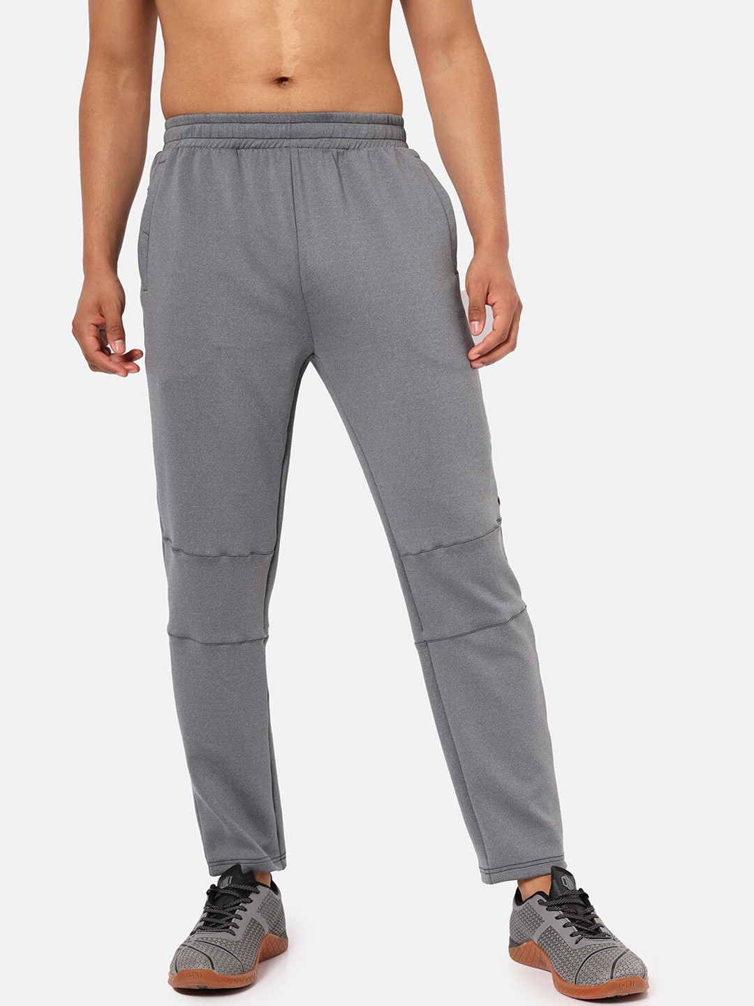 

Cultsport Men Grey Melange Solid Track Pants