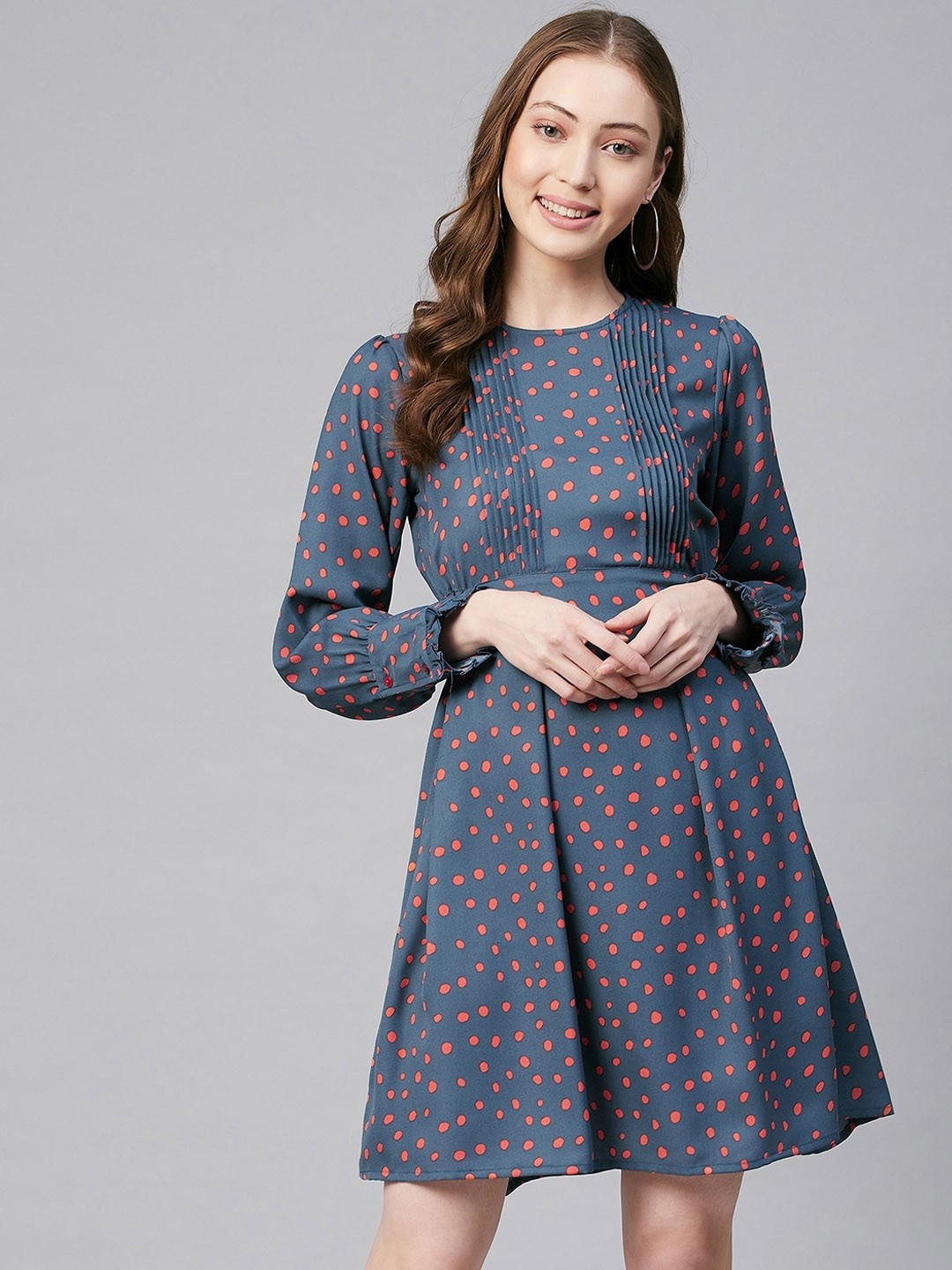

StyleStone Grey Crepe Dress