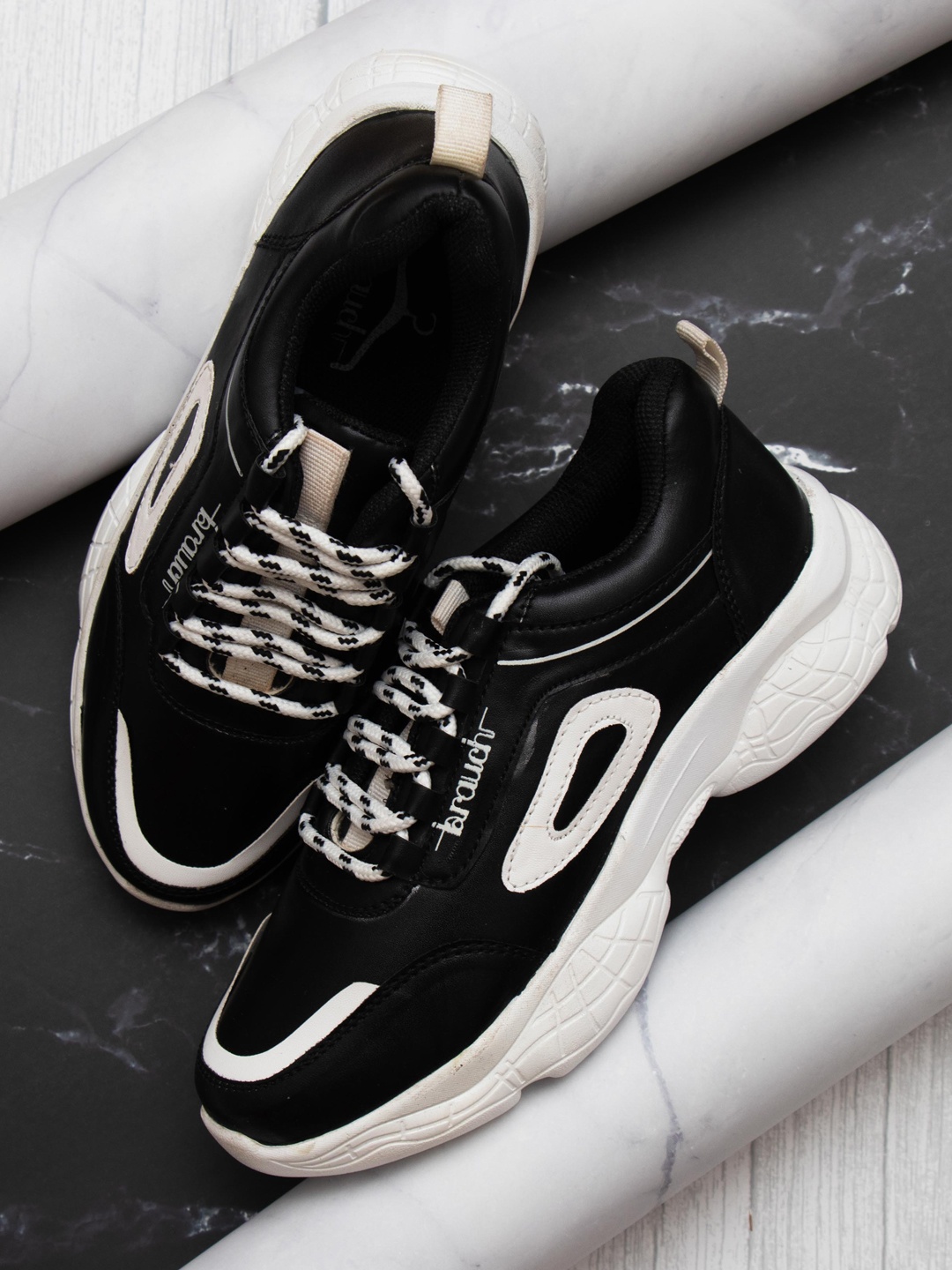 

Brauch Women Black Printed Sneakers