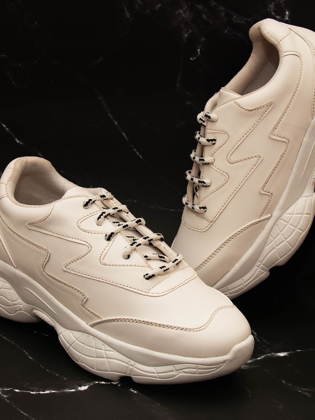 

Brauch Women White Sneakers