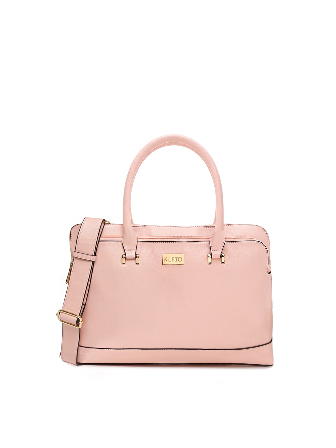 

KLEIO Women Laptop Handheld Bag, Pink