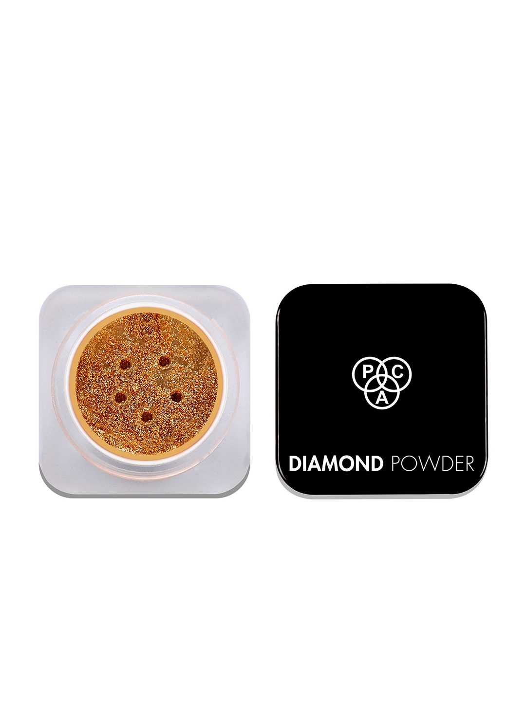 

PAC Lightweight Vegan Diamond Powder Eyeshadow - Good Fortune 08, Gold