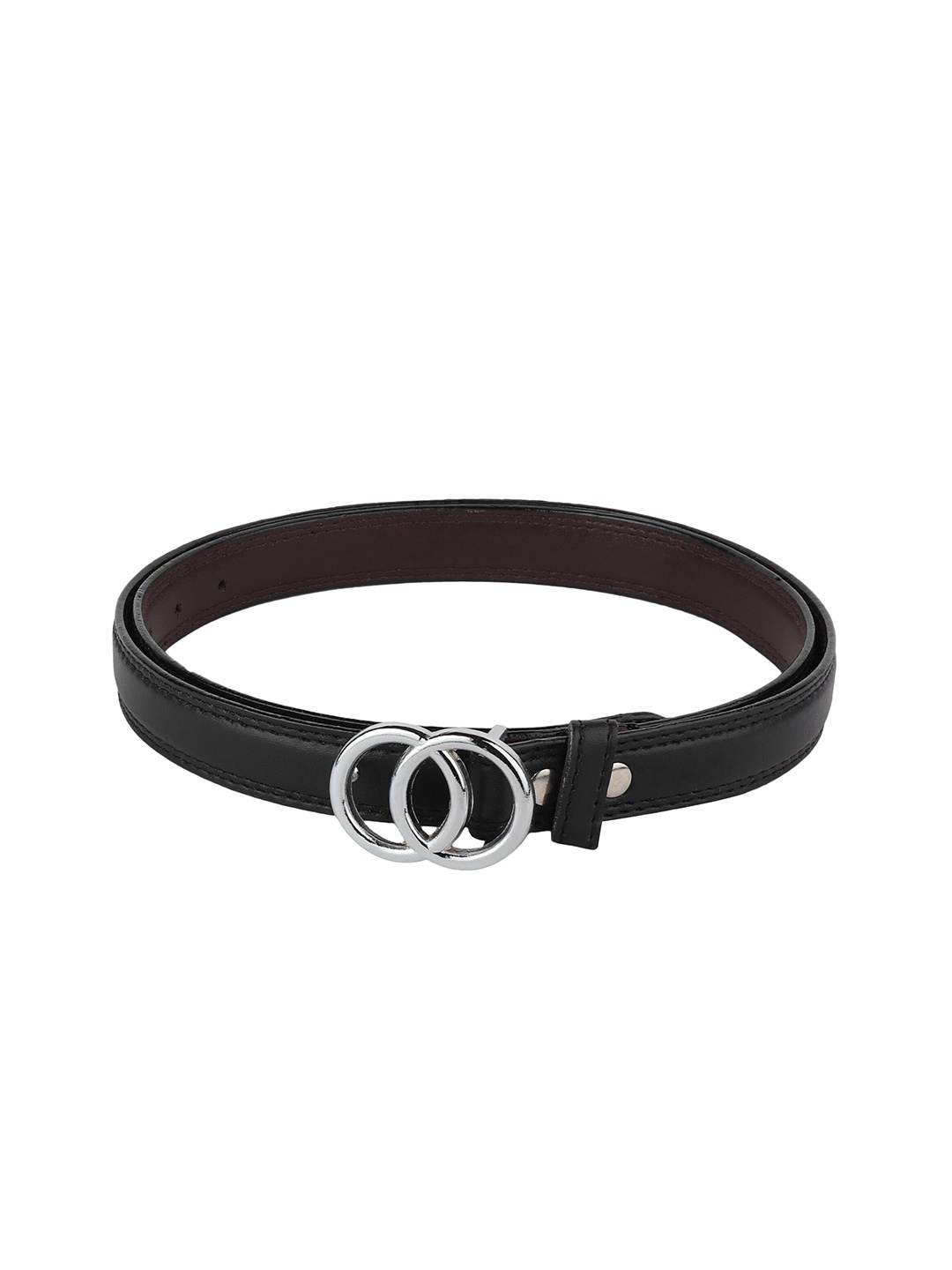 

Swiss Design Women Black PU Belt