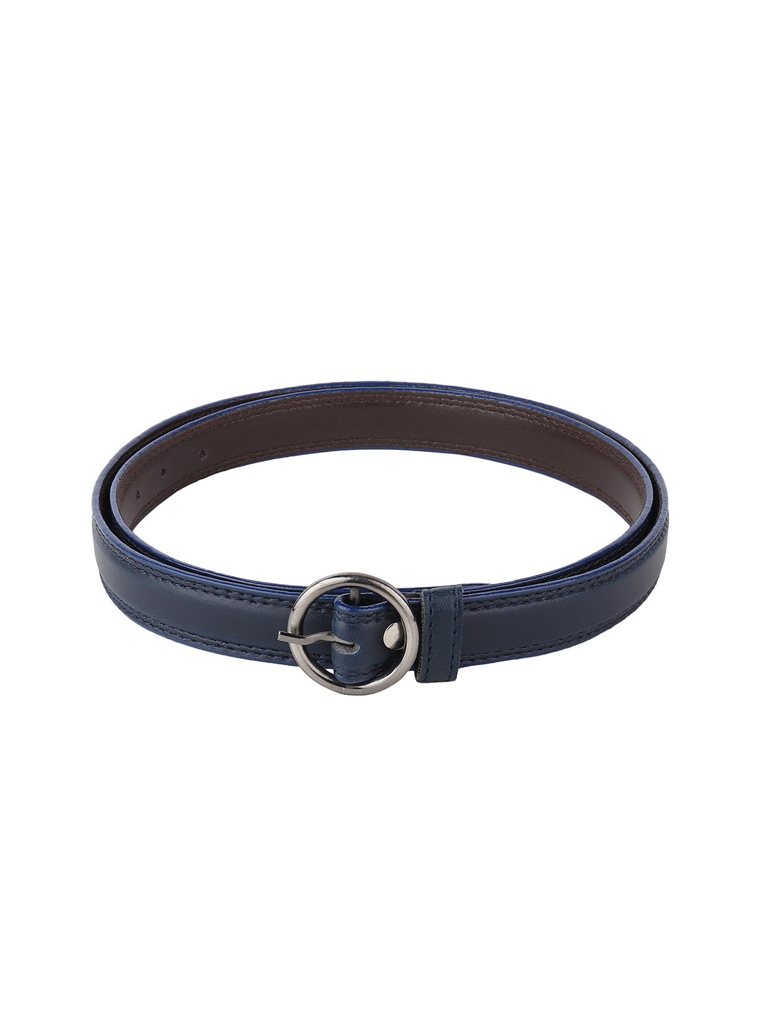 

Swiss Design Women Navy Blue PU Belt