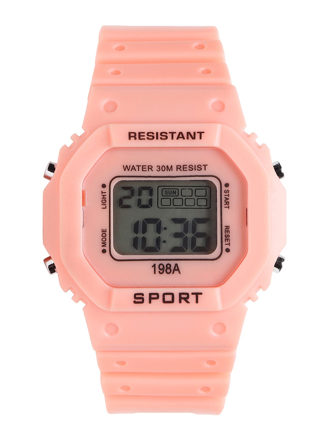 

Fantasy World Kids Grey Digital Multi Function Watch FW-Sport-198A-OR, Orange