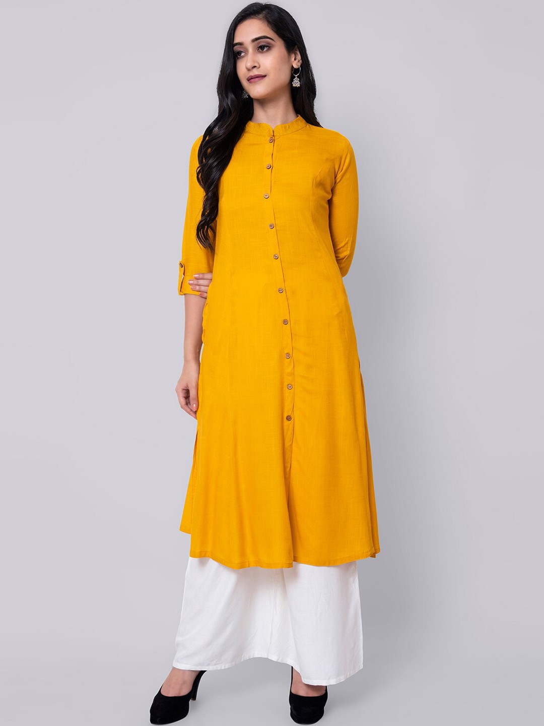 

Wodreams Women Yellow Kurta