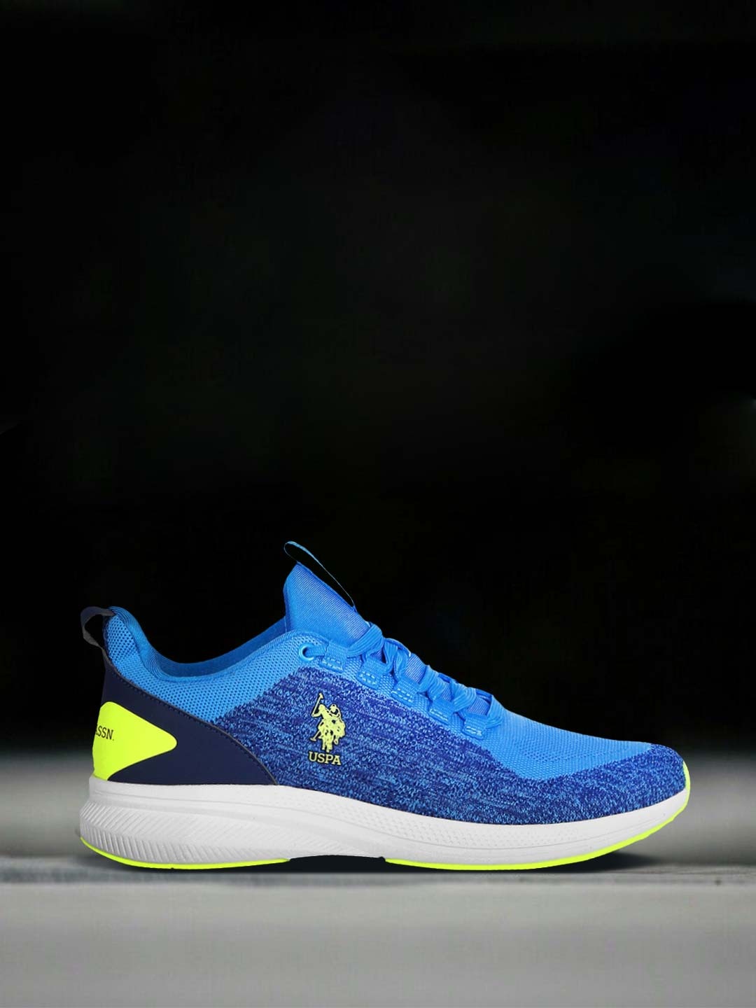 

U S Polo Assn Men Blue Tregger Textile Walking Shoes