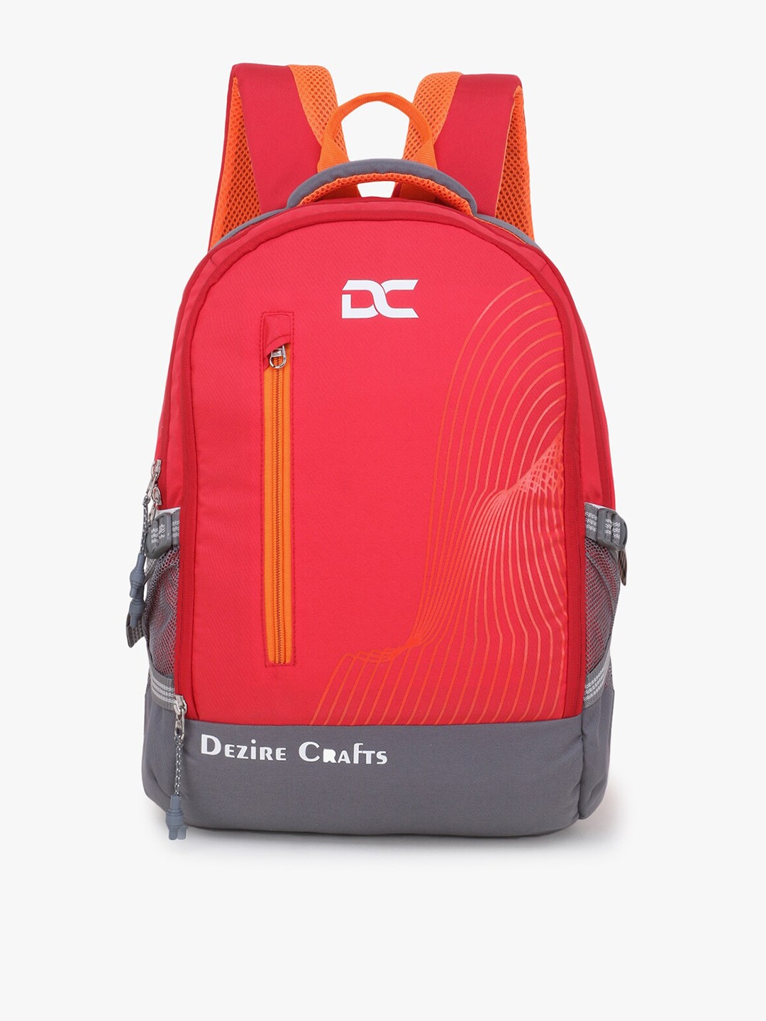 

Dezire Crafts Unisex Red Embellished Backpack