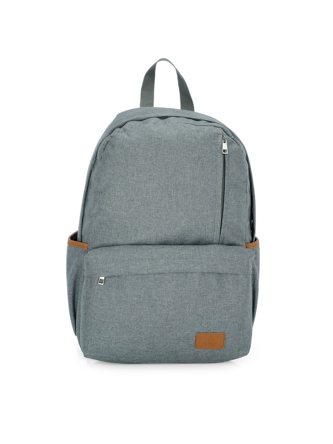 

Alvaro Castagnino Men Grey Solid Backpack