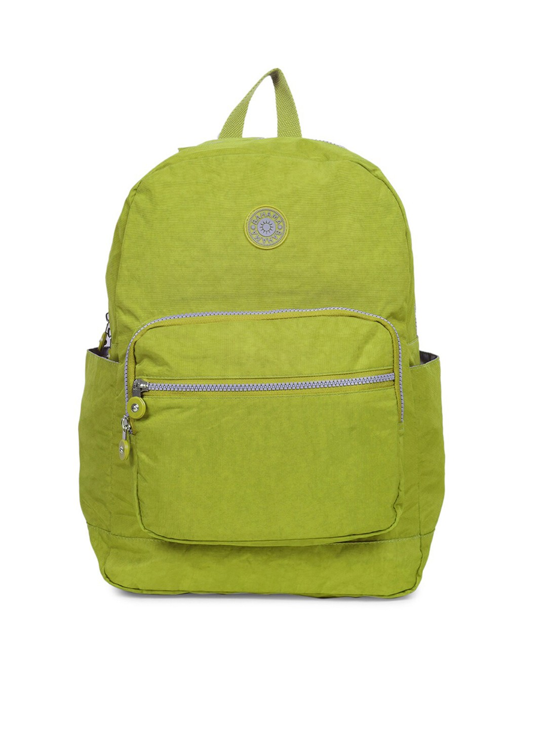 

BAHAMA Women Green & Purple Solid Backpack
