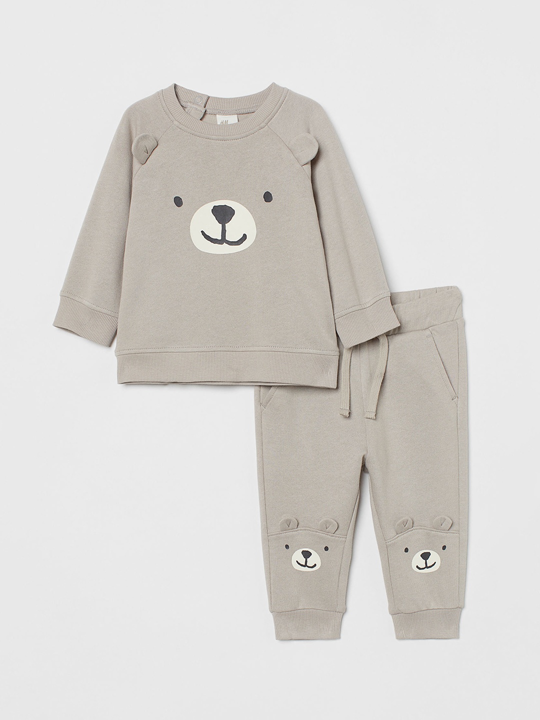 

H&M Kids-Girls Beige 2-Piece Set