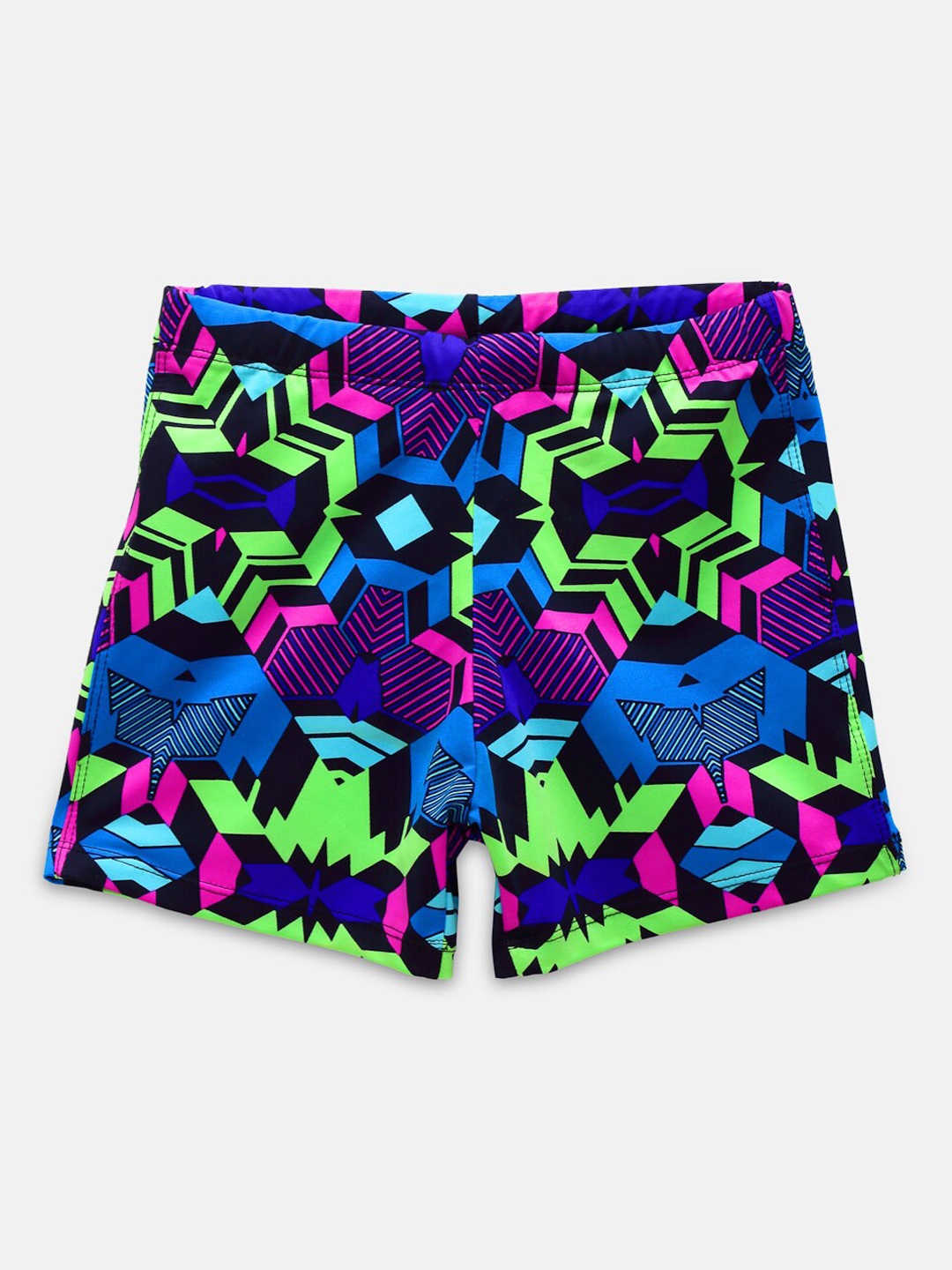

CUKOO Boys Multicoloured Printed Sports Shorts, Multi