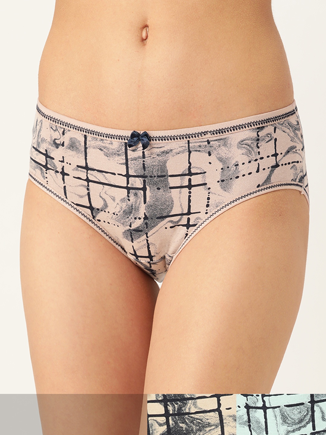 

Lady Lyka Women Pack of 3 Cotton Hipster Panties - CATERPILAR-2NU, Brown
