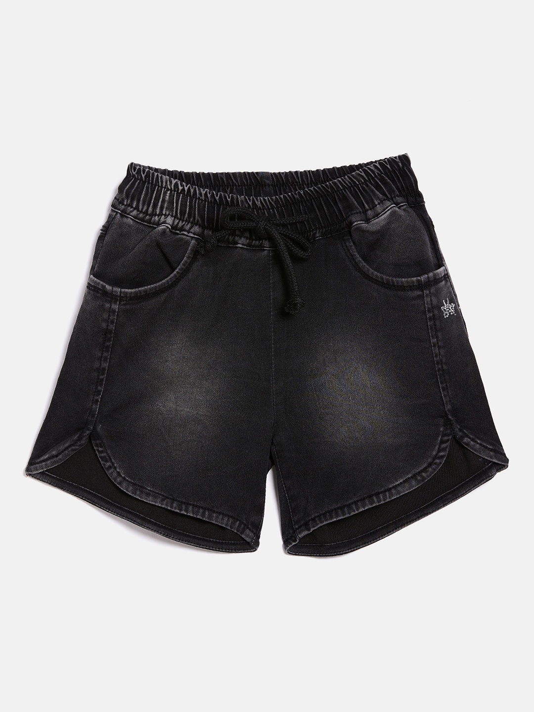 

Crimsoune Club Girls Black Denim Shorts