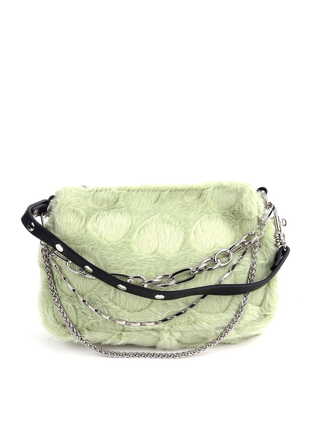 

ODETTE Green Half Moon Sling Bag