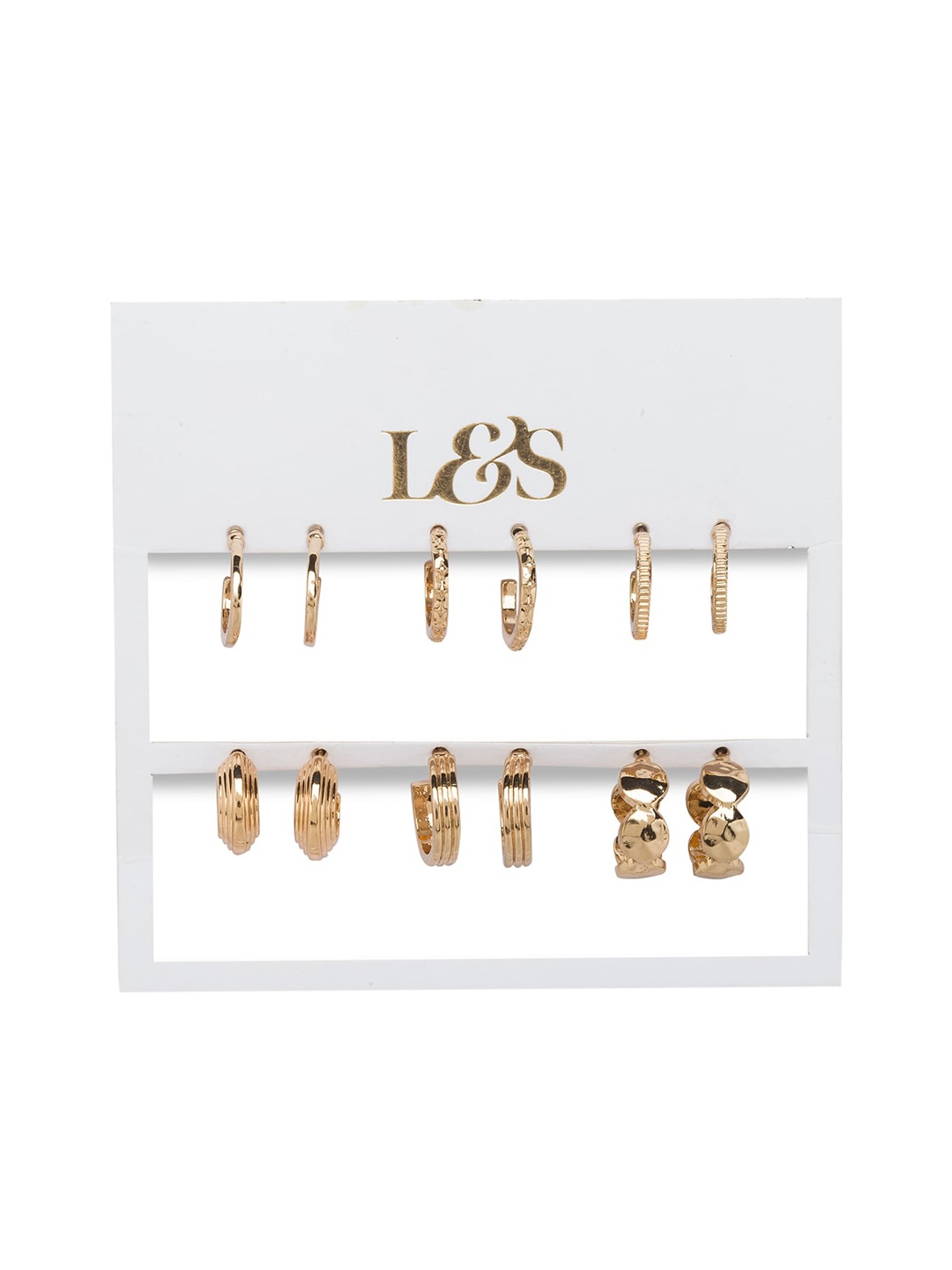 

Lilly & sparkle Gold-Toned Contemporary Studs Earrings