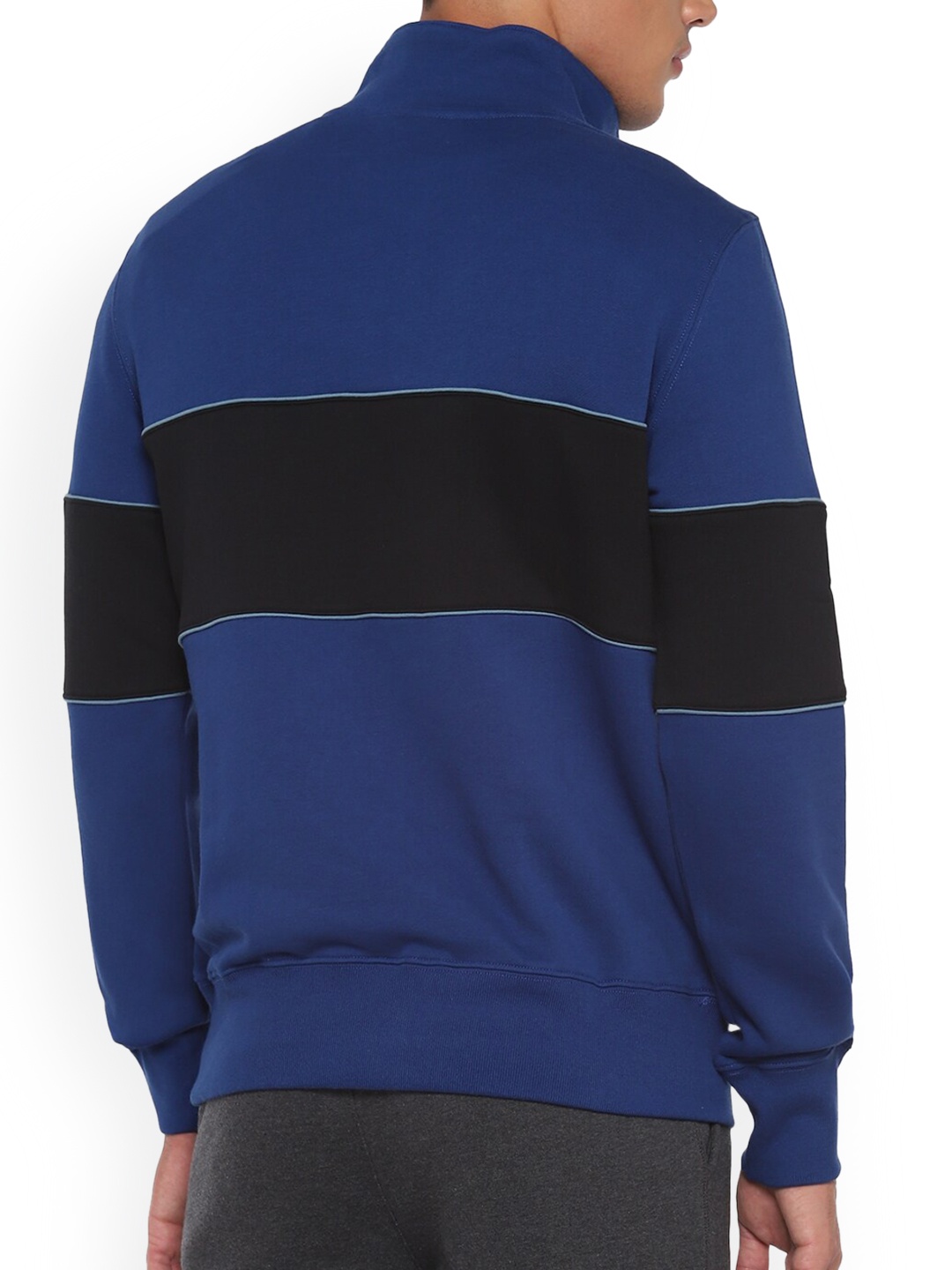 

PS By Paul Smith Men Blue Colourblocked Sweatshirt