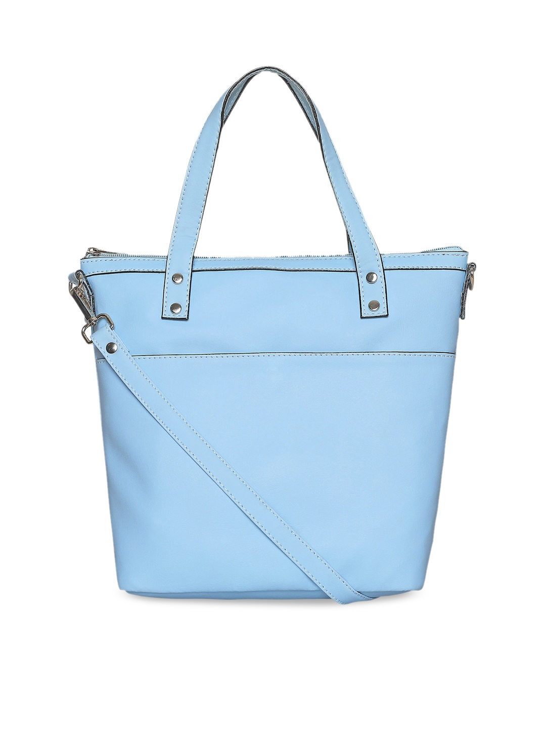 

Toteteca Blue PU Bucket Shoulder Bag