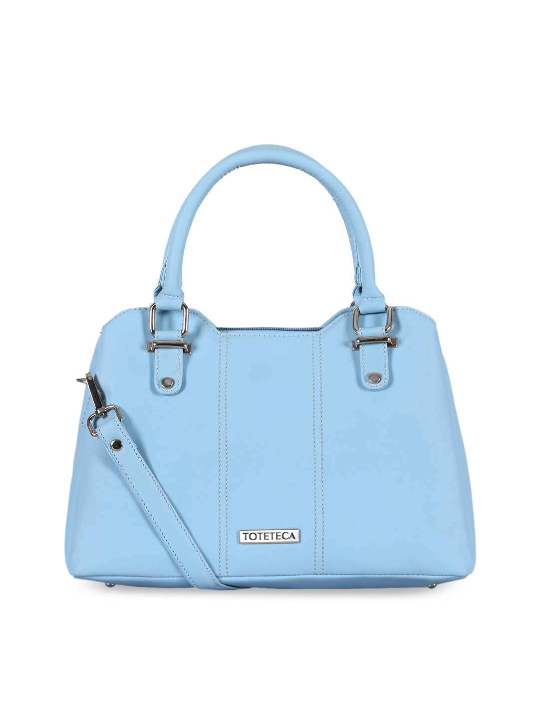 

Toteteca Blue PU Structured Handheld Bag