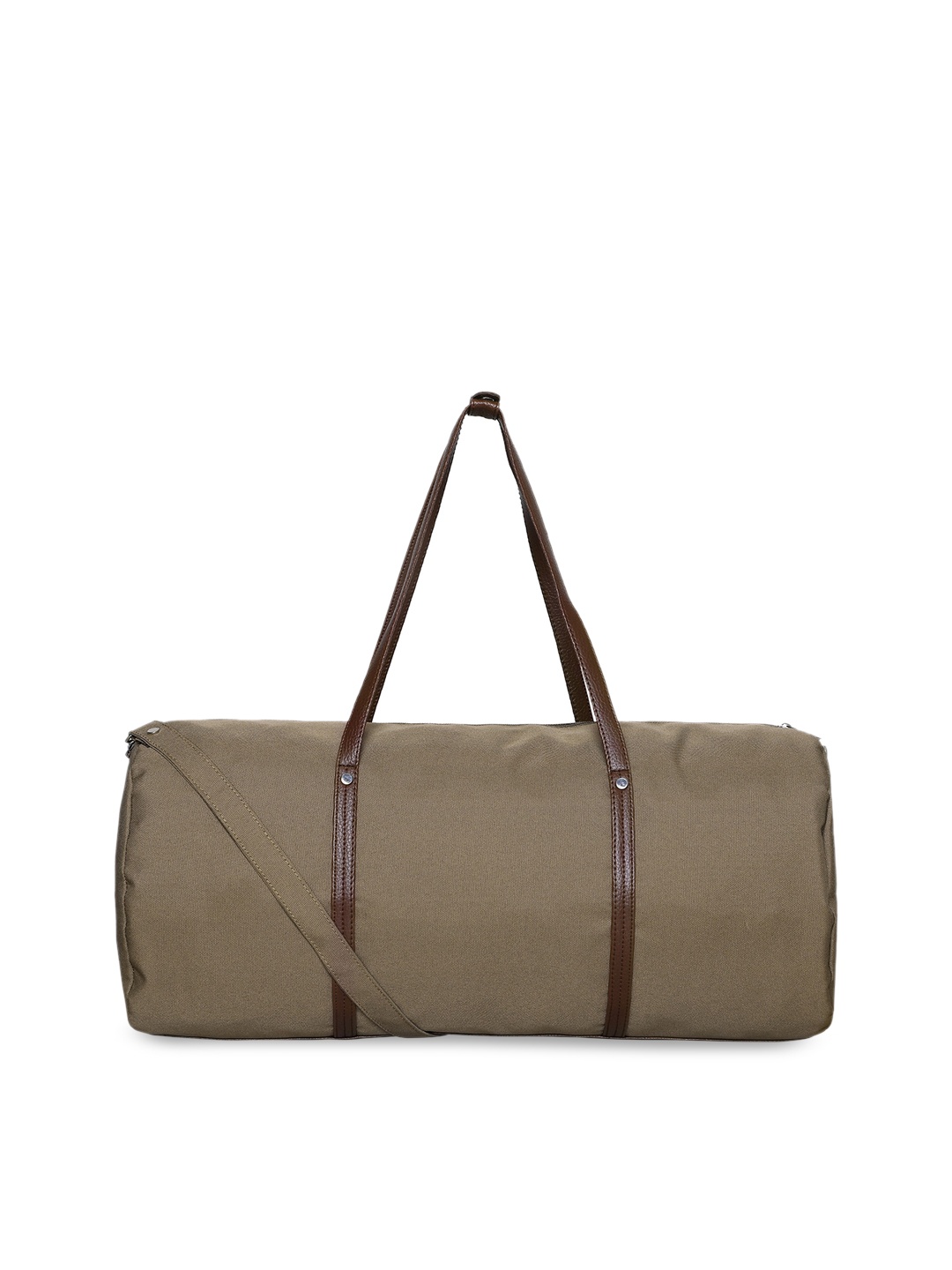 

Toteteca Unisex Beige & Brown Solid Gym Duffle Bag