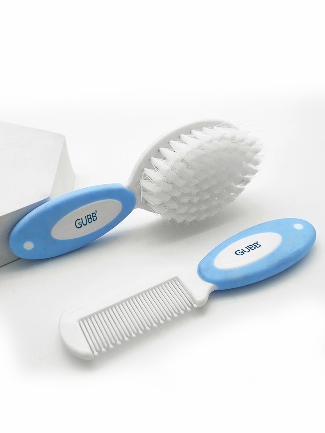 

GUBB Baby Grooming Kit Hair Brush & Comb Set, Blue