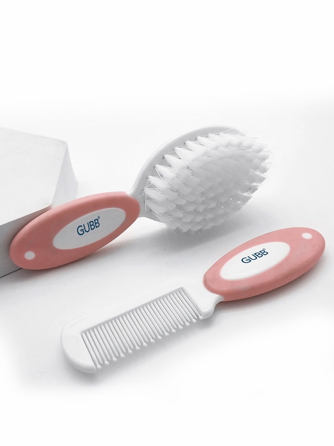 

GUBB Baby Pink Grooming Kit Hair Brush And Comb Set