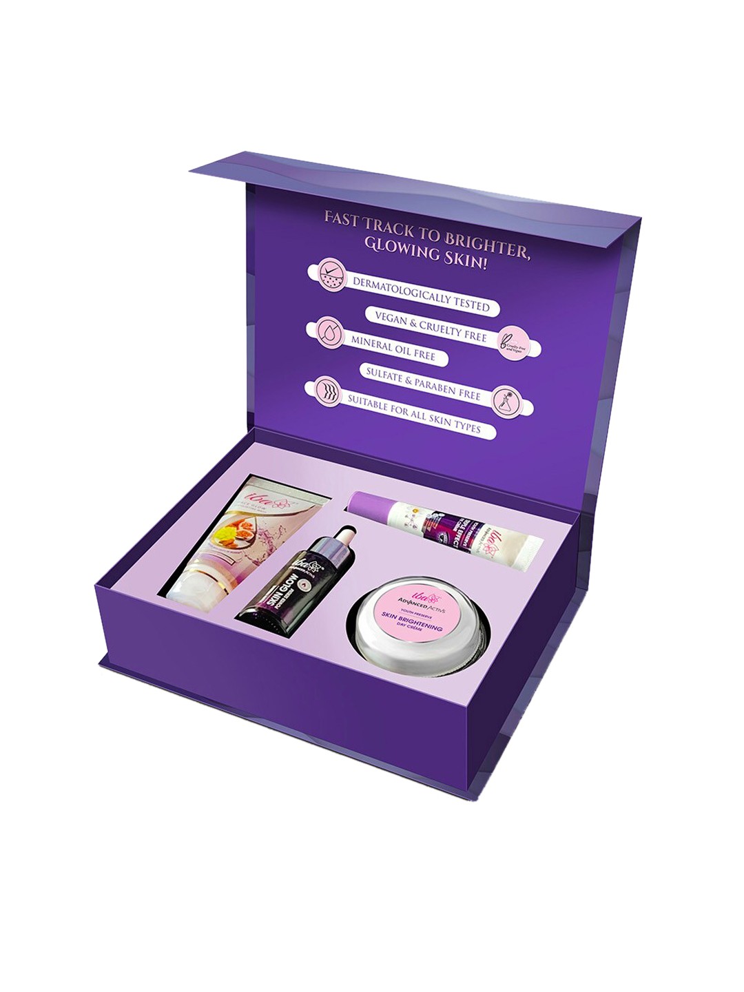 

Iba Set of 4 Skin Brightening & Glow Kit, Purple