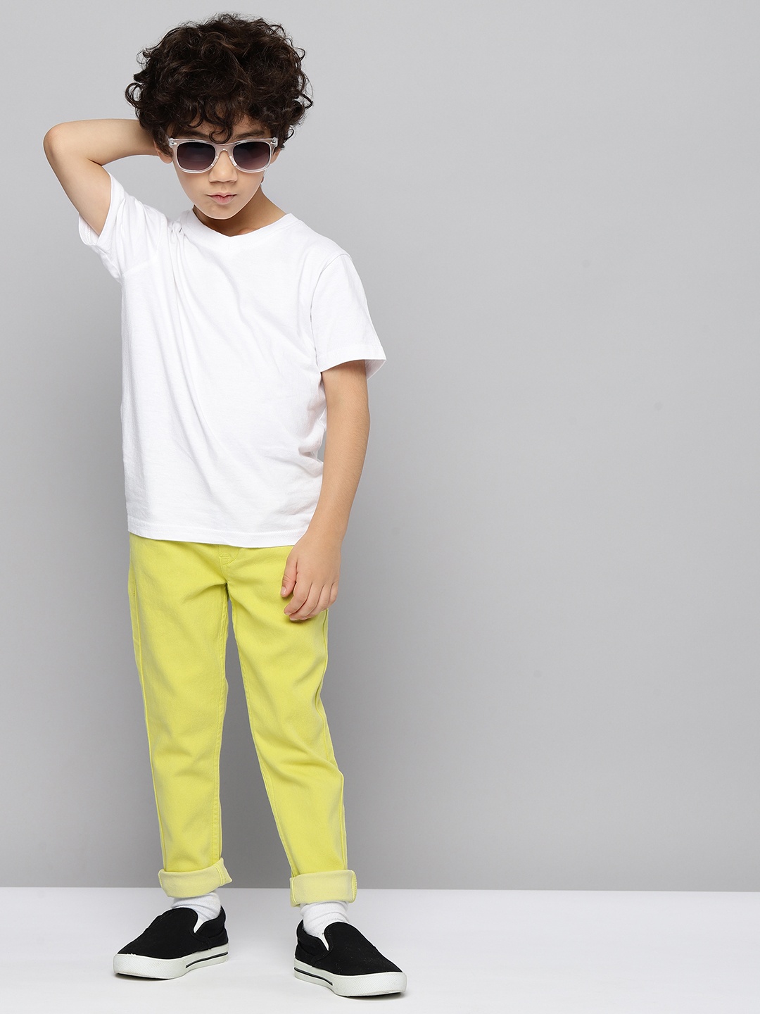 

HERE&NOW Boys Yellow Jeans