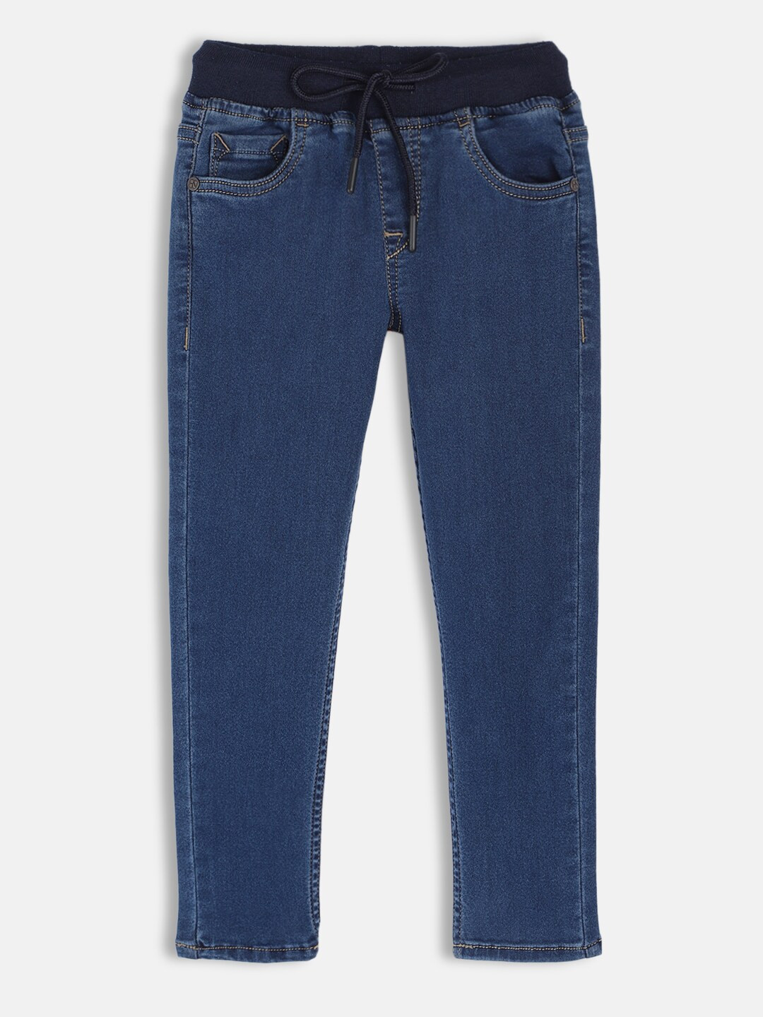 

HERE&NOW Boys Blue Slim Fit Clean Look Stretchable Jeans