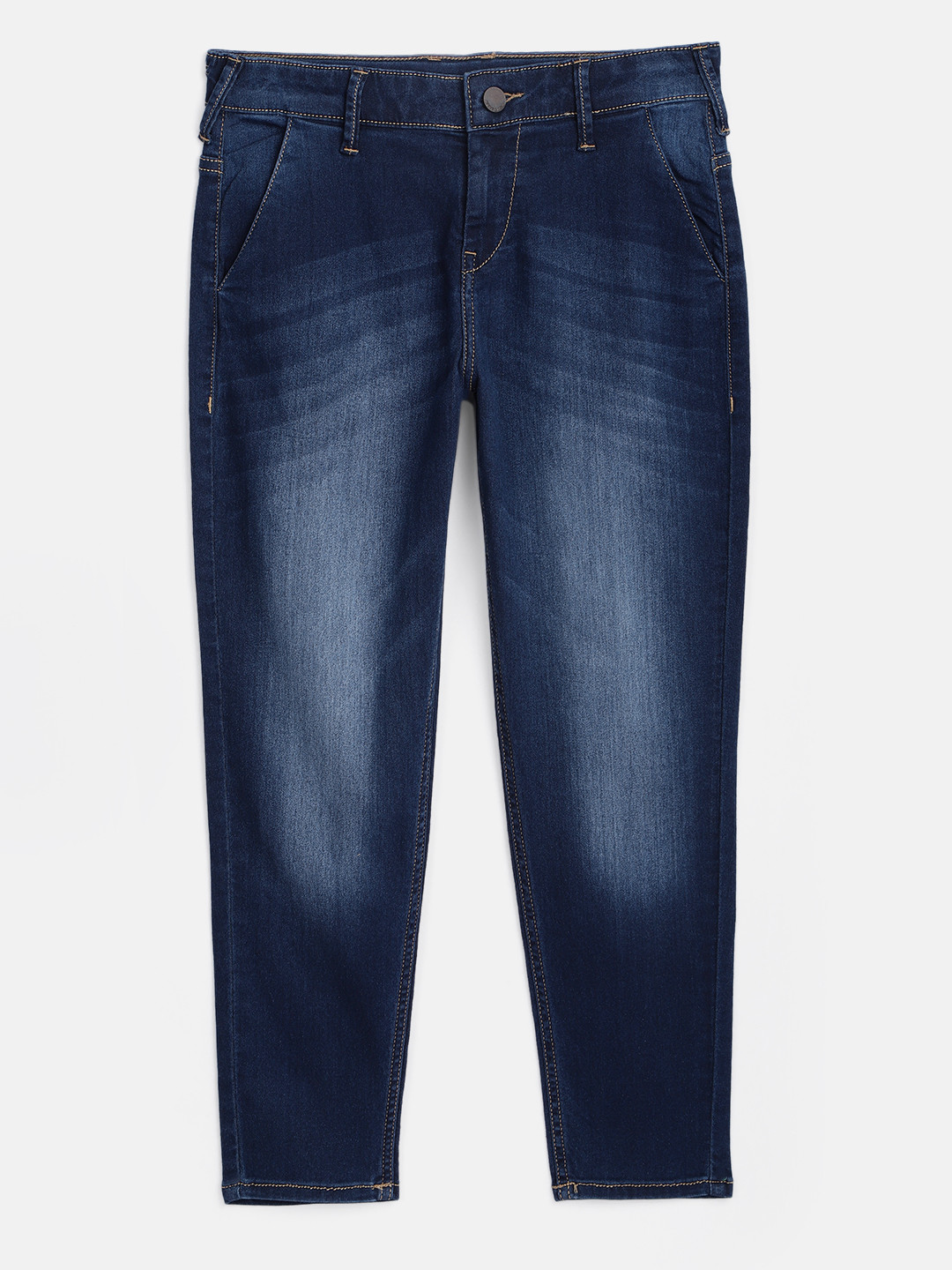 

HERE&NOW Boys Blue Slim Fit Clean Look Stretchable Jeans