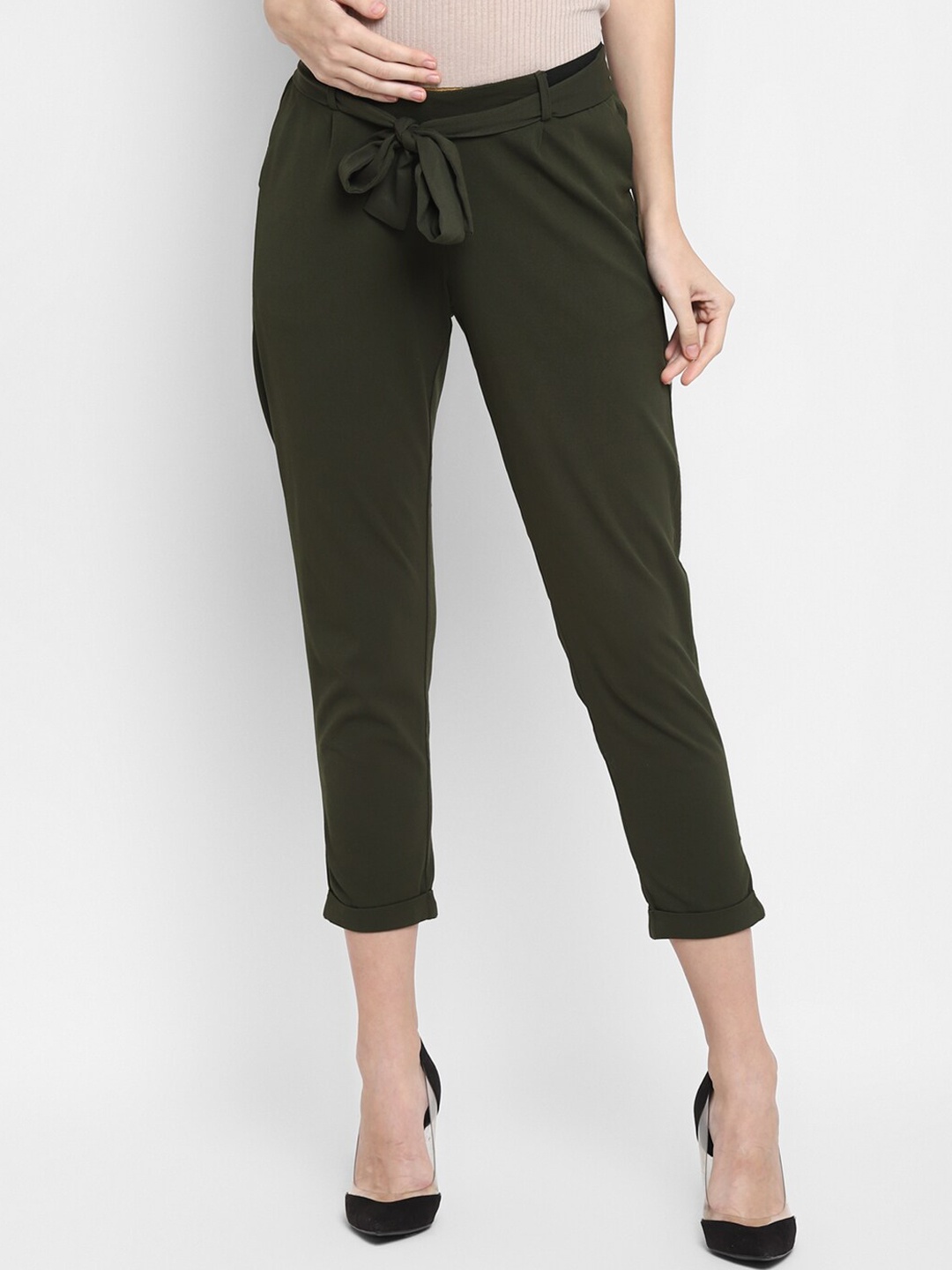 

Momsoon Maternity Women Green Trousers